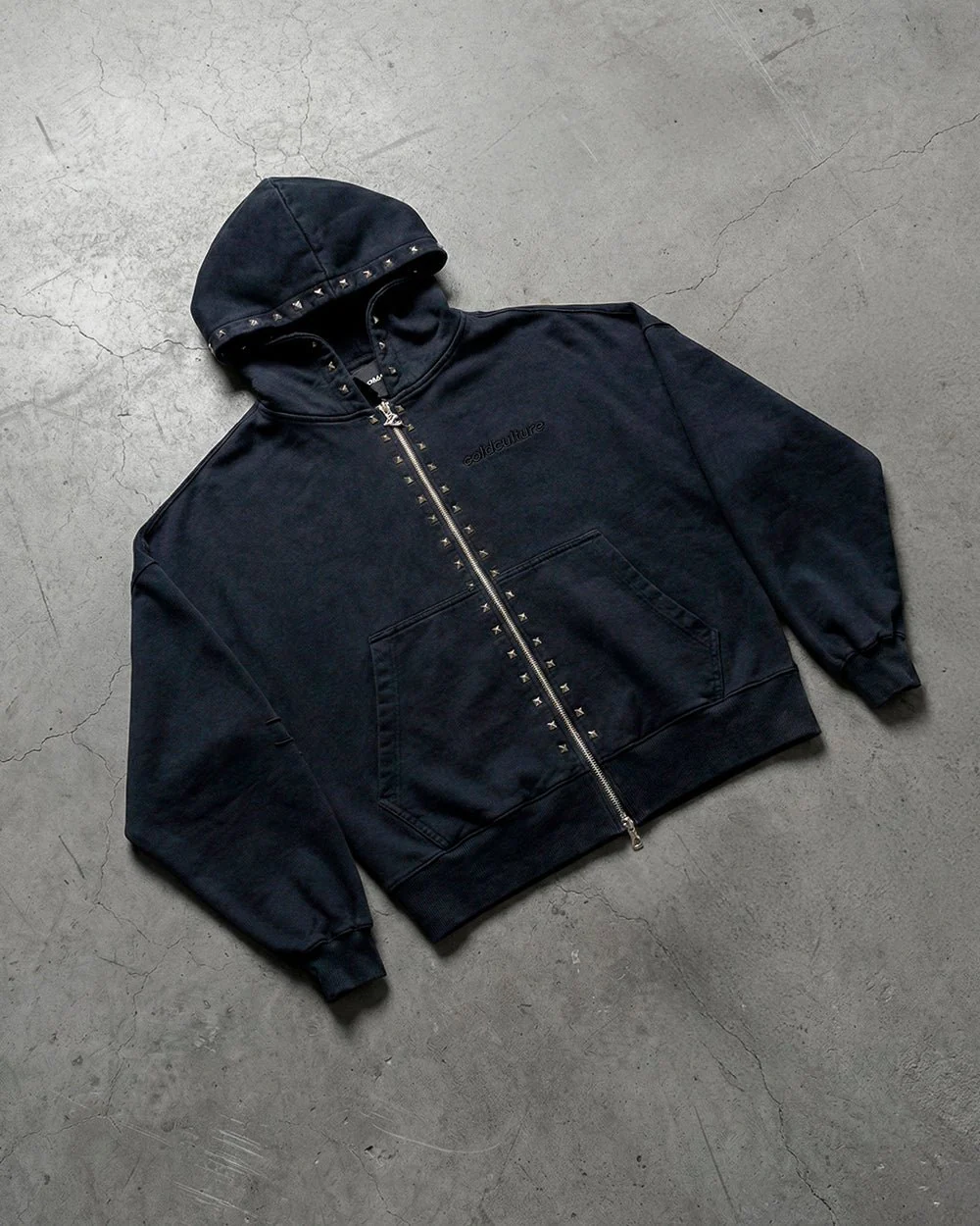 2010 ZIP HOODIE BLACK - Image 10