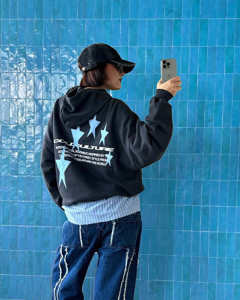 COSMOS ARC HOODIE INDIA INK - Image 7