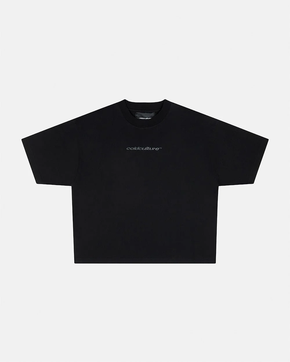 DISTRESS CURVED TEE BLACK - Image 4