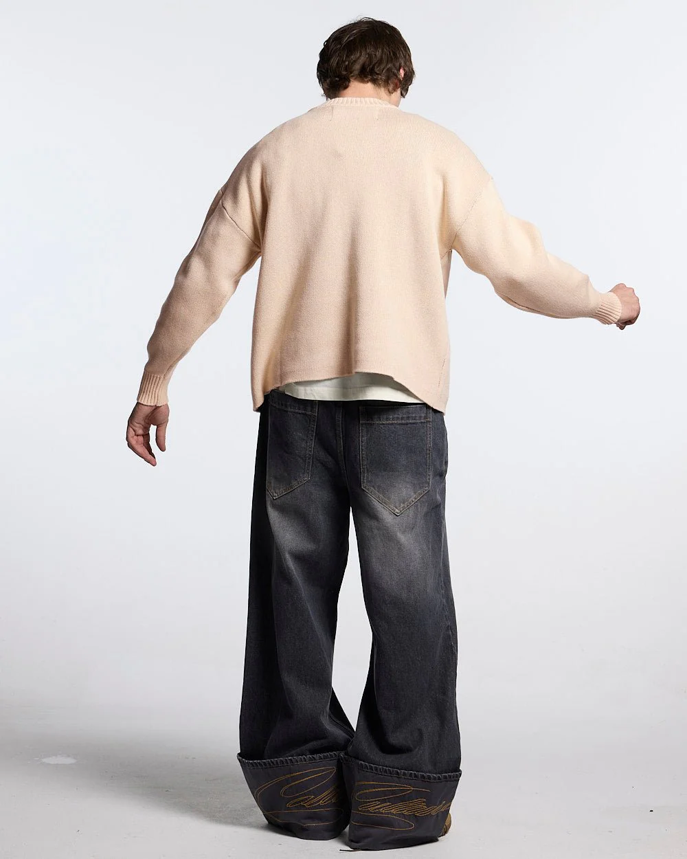 POISON KNIT CREAM AND BROWN - Image 4