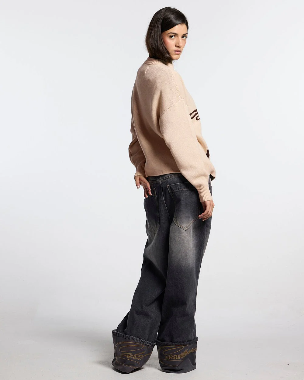 POISON KNIT CREAM AND BROWN - Image 6