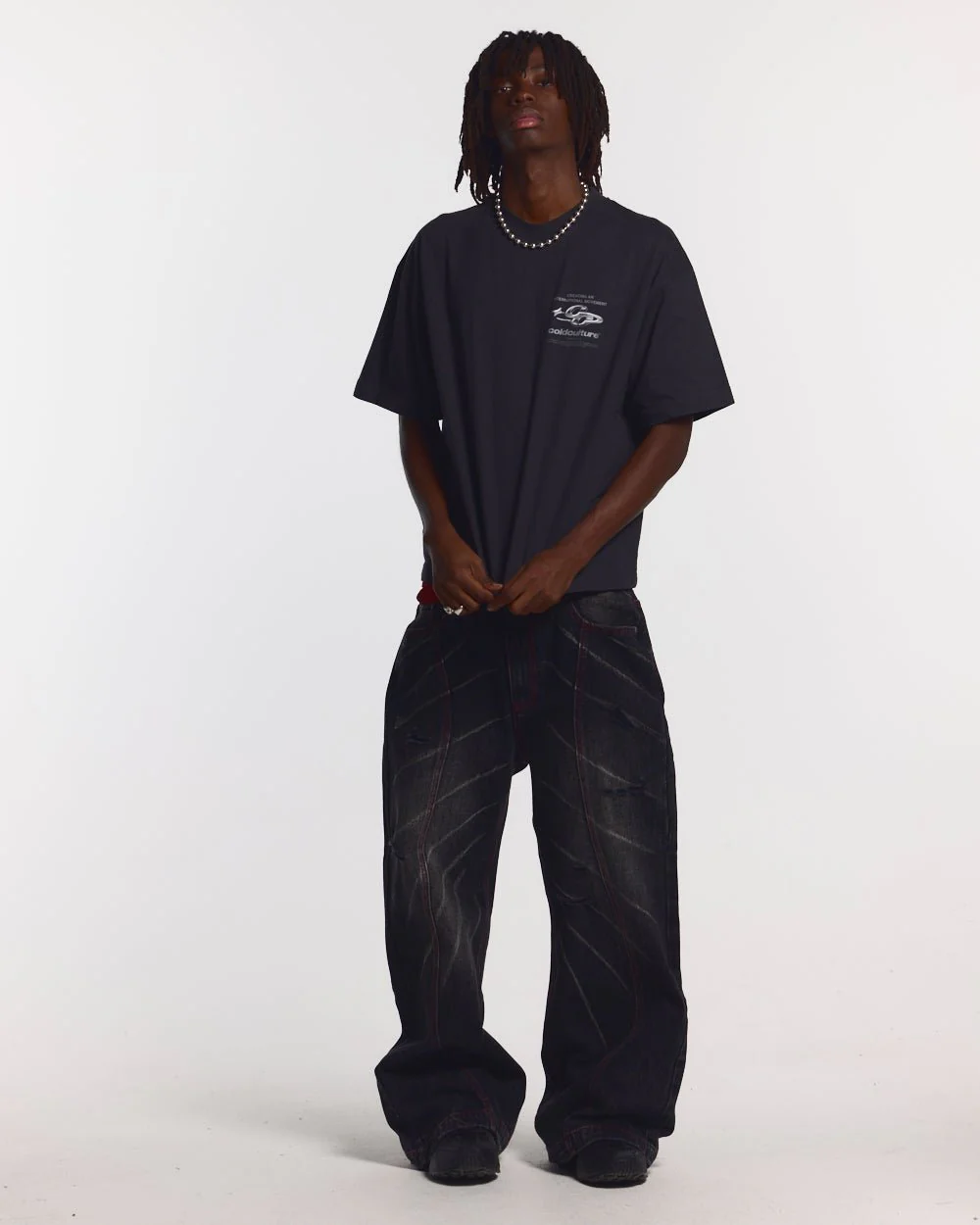 SPARKLY TEE BLACK - Image 4