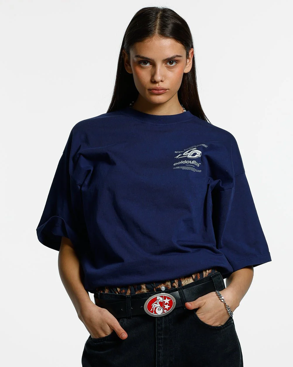 SPARKLY TEE COSMIC BLUE - Image 6