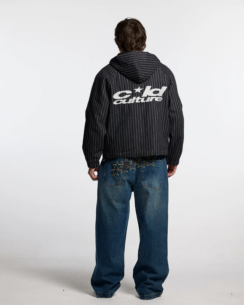 STRIPES CASINO JACKET NAVY - Image 3