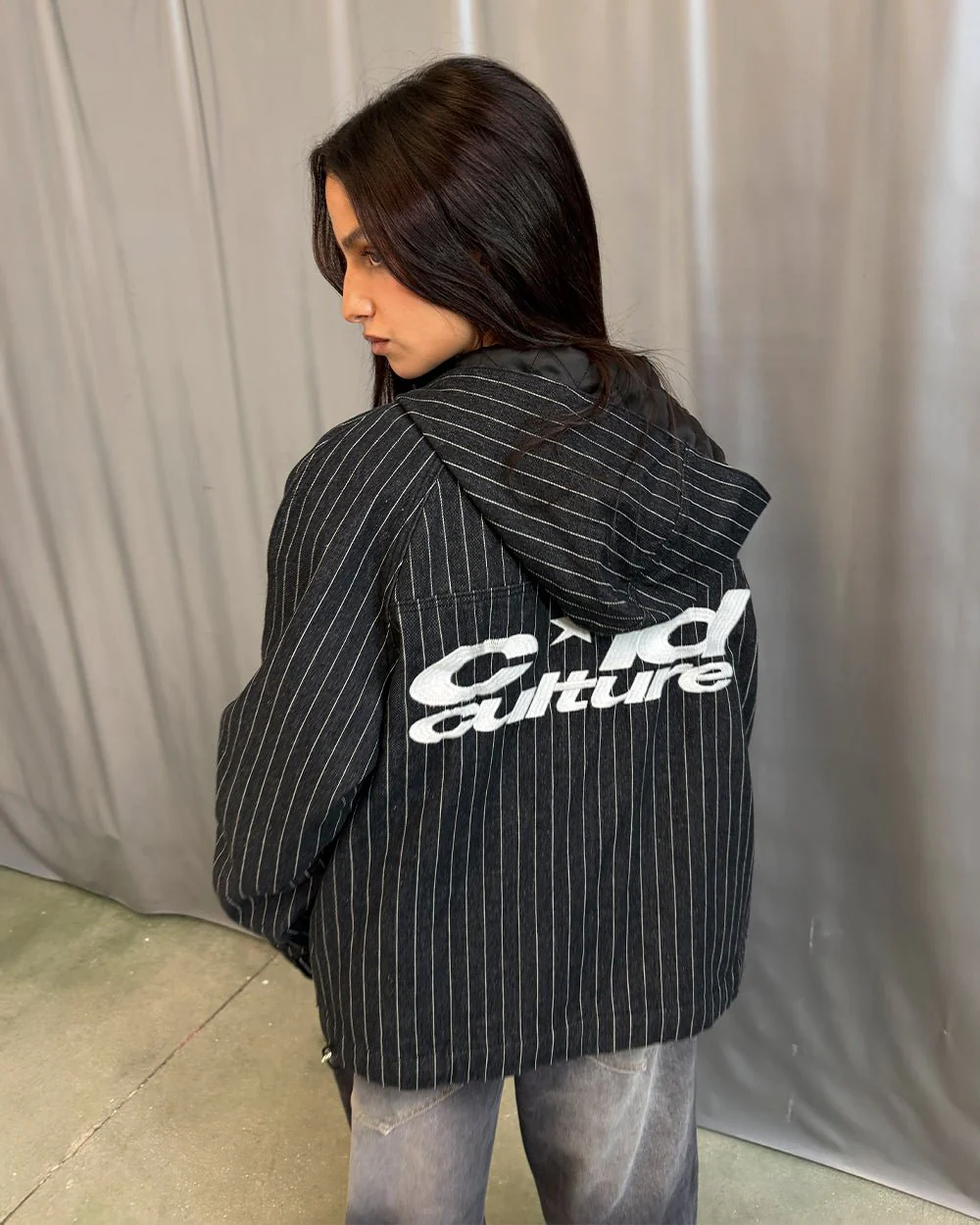 STRIPES CASINO JACKET NAVY - Image 9