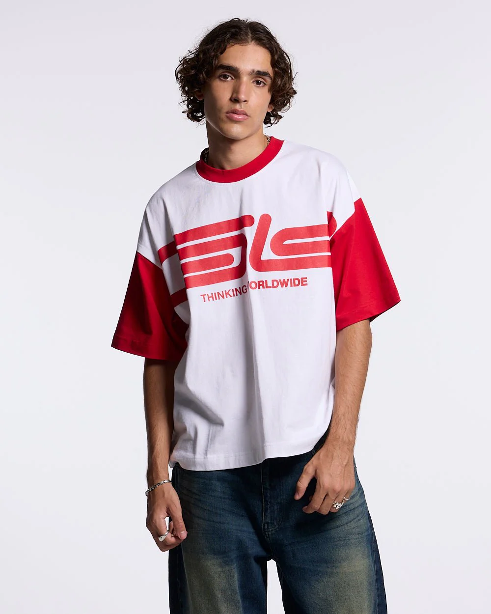 TEEN SPIRIT ERA TEE RED AND WHITE - Image 3